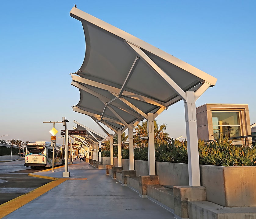 "elevating paths: the beauty and functionality of tensile walkway structures"